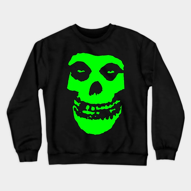 Crimson Ghost - Green Solid Crewneck Sweatshirt by Controlled Chaos